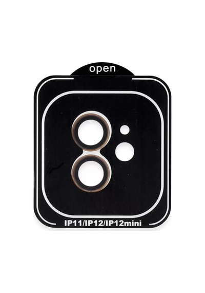 Apple iPhone Uyumlu 11 Pvd Metal Kamera Lens - Turuncu