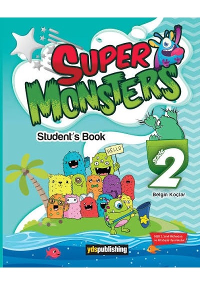 Yds Publishing 2. Sınıf Super Monsters Student's Book + Activity Book Yeni 2026-2027