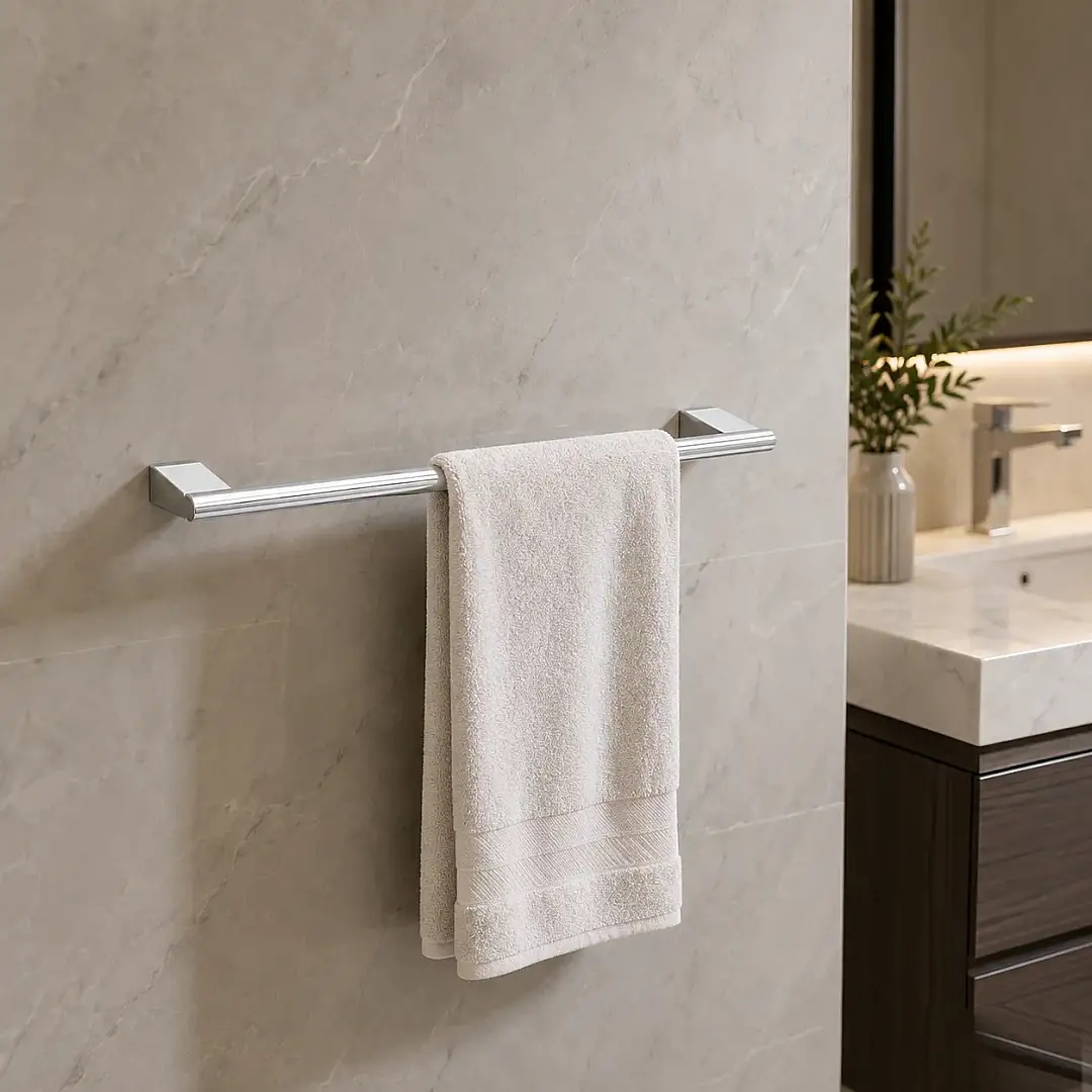 System Banyo Octagon Uzun Havluluk Krom Renk 20x75x450 Mm Ba1026 004 Cr Çok Renkli