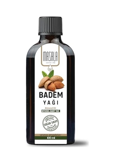 Tatlı Badem Yağı 100 Ml. Soğuk Pres Sweet Almond Carrier Oil