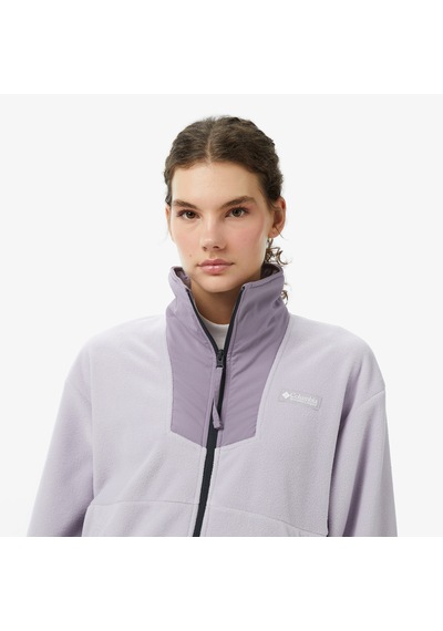 Columbia Sequoia Grove Full Zip Fleece Kadın Mor Outdoor Sweatshirt Al0684