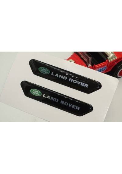 Land Rover Logo Çamurluk Yanı Ve Ayna Metalize Damla Desen 3M Log
