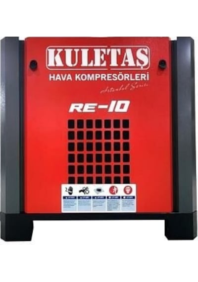 Kuletaş RE-10 Endüstriyel Vidalı Hava Kompresörü 10 Hp