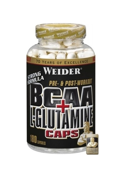 Weıder Bcaa + L-glutamine 180 Caps Weıder Bcaa + L-glutamine 180 Caps
