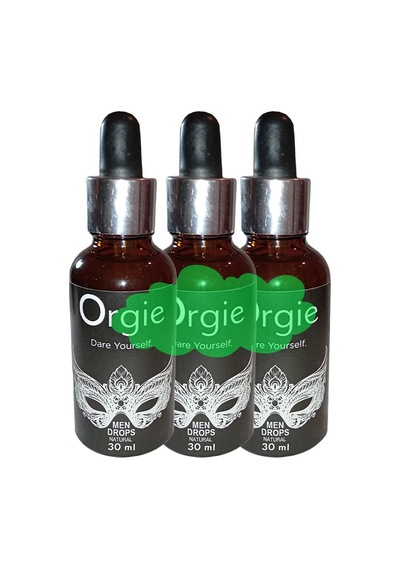 L.orgie Erkeklere Özel Formüllü Afrodizyakdamla 3 Adet 30 Ml