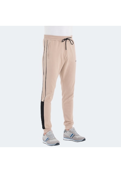 Slazenger VALARY Erkek Cepli Dar Paça Bej Eşofman Altı