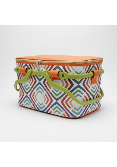 25 Lt Piknik Sepeti 1308 Picnic Bag -329 Karışık/Çok Renkli
