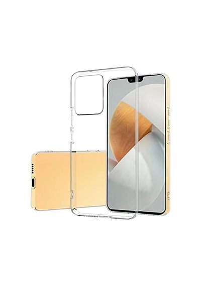 Vivo Uyumlu V23 Kapak 1mm Süper Silikon Şeffaf Kılıf