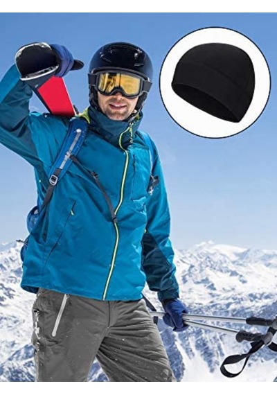 Yılmazel Unisex Kışlık Polar Kadın Erkek Bere Düz Renklerde Stand Yeşil