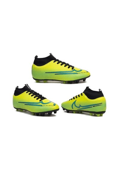 Walked 437 Boğazlı Çoraplı Halı Saha Krampon Futbol Spor  Ayakkabı Çok Renkli