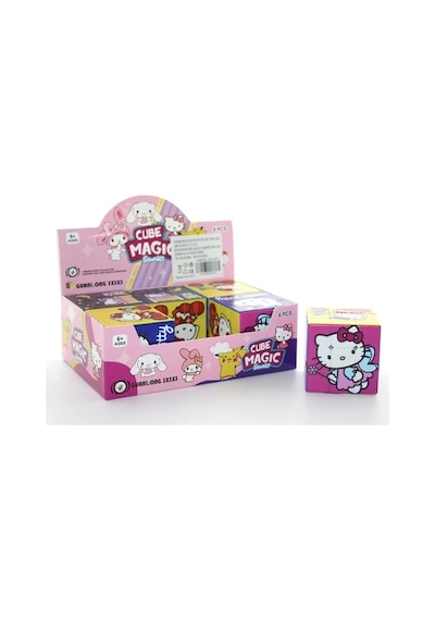 Hubrendy Emin Hello Kitty Baskılı Zeka Küpü - Karakter Tasarımlı Küp Oyuncak