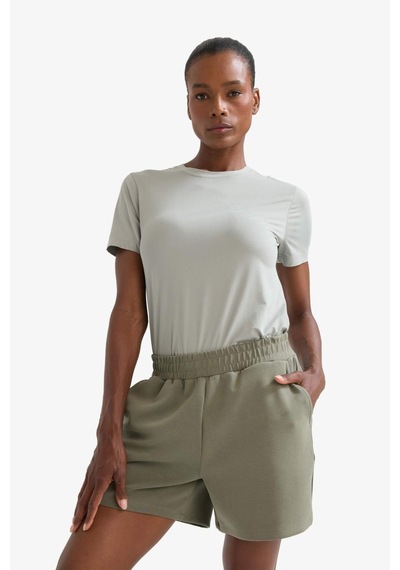 DeFactoFit Standart Fit Sporcu Kısa Paça Modal Şort F5001AX25SMKH82