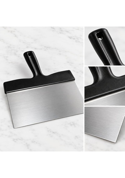 Fida Çikolata Temperleme Spatulası Gümüş