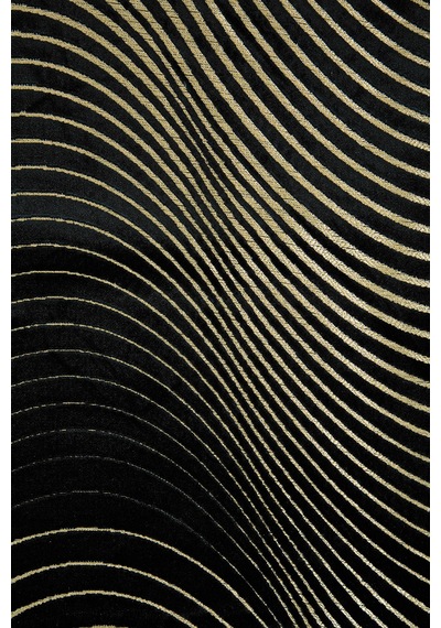 Kadife Kırlent Kılıfı Siyah Gold V1 60x60 Siyah- Gold