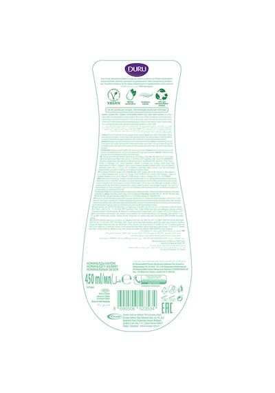 Duru Fresh Sensations Kaktüs Çiçeği Duş Jeli 6 x 450 ML