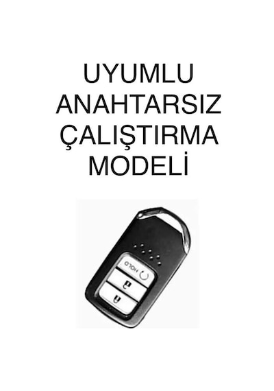 Honda Uyumlu CİVİC HRV CRV ACCORD ANAHTARSIZ ÇALİŞTIRMA KORUMA KILIF