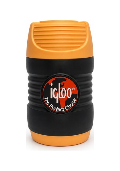 Cam Yemek Termosu - Isı Yalıtımlı - Igloo - 600 Ml - Sarı/siyah - 200385 Çok Renkli