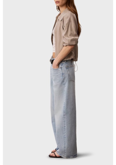 Calvin Klein Bayan Kot Pantolon Lv047f663g 1xo Mavi Mavi