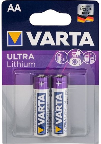 Varta Ultra Lithium 6106 AA Kalem Pil 2'li