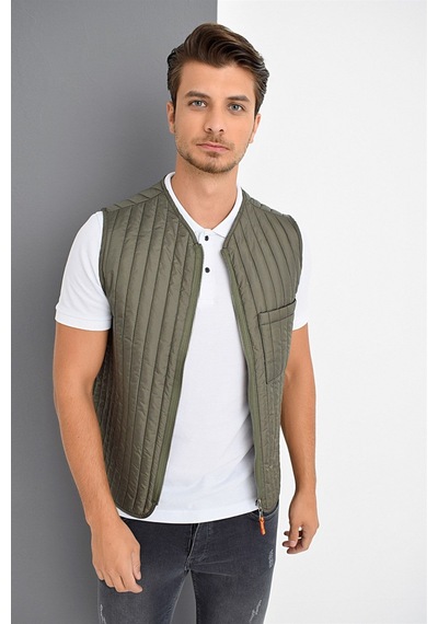 Y8611 Dewberry Erkek Yelek-haki Haki