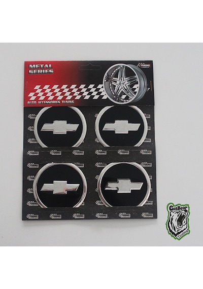 Jant Göbeği Etiketi Chevrolet 60Mm Çap Siyah (502481169)