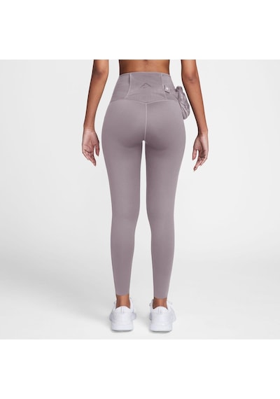 Nike Trail Go 7/8 Yüksek Destekli Kadın Koşu Taytı Sıkı Ve Dar Kalıptır Extra Çantalıdır -sportxstore Mor