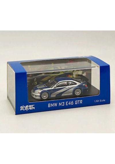 Ghost Player Bmw M3 E46 Gtr Need For Speed Most Wanted Livery 1/64 Pleksi