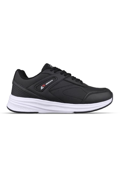 M.P Mp 242-1256 Siyah Beyaz Unisex Bağcıklı Spor Ayakkabı Siyah - Beyaz