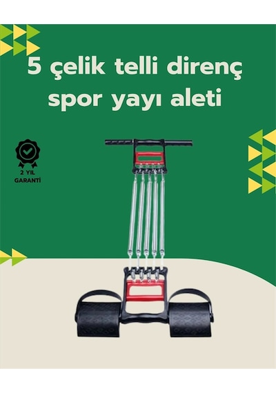 Çok Fonksiyonlu 3'ü 1 Arada Spor Aleti - Kol, Göğüs Genişletici Ve Mekik Destekçisi Çok Renkli