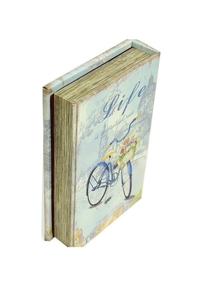 Kutu Kitap Aynalı Bisiklet Dekoratif Hediyelik
