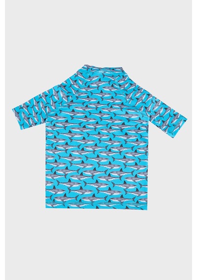 Slipstop Santana Uv Korumalı Kısa Kollu Mayo T Shirt Erkek Çocuk T Shirt St2631000003 Mavi
