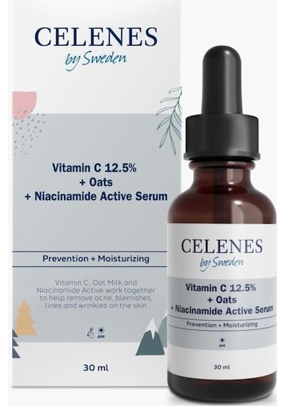Celenes by Sweden Vıtamin C 12,5% + Oats + Nıacınamıde