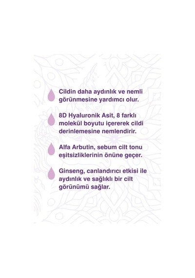 8d Hyaluronik Asit Nemlendirici Ve Işıltı Veren Yüz Serumu 30 Ml