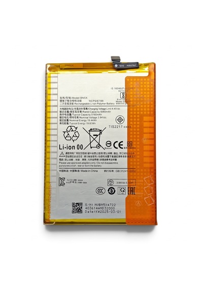 Xiaomi Redmi 14c Batarya Redmi Bn5x Uyumlu Yedek Batarya