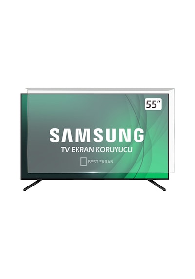 Samsung Uyumlu 55cu7200 Tv Ekran Koruyucu - 55" İnç 138cm Cu7200