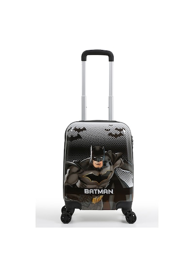 Gedox Kids Batman Lisanslı Siyah Erkek Çocuk Valizi Darbeye Dayanıklı Siyah