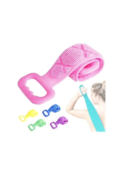 Silikon Banyo Sırt Kesesi Çok Renkli