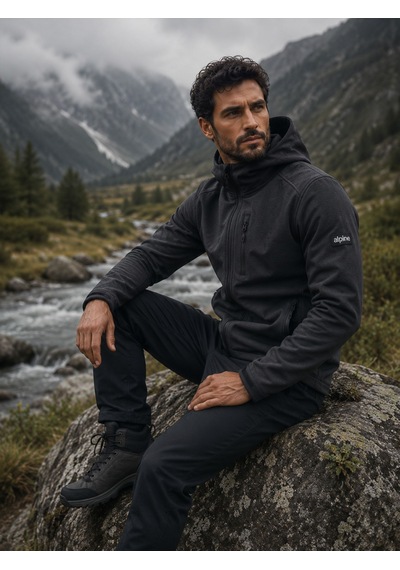 Alpine Alpin Frstedt Kışlık Pantalon Shoftshell Su&rüzgar Geçirmez. Antrasit Gri