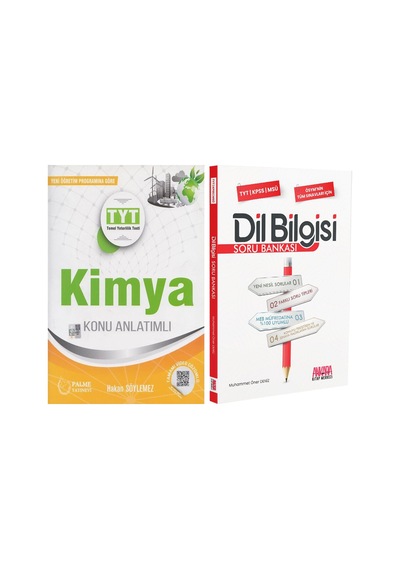 Palme Tyt Kimya Konu Ve Akm Dil Bilgisi Soru Bankası Seti 2 Kitap