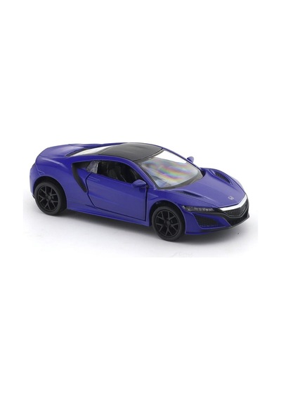 Uzak Doğu Serisi Honda Nsx Mavi Açılır Kapılar Die Cast Çek Bırak Metal Model Araba 11 Cm 1:32