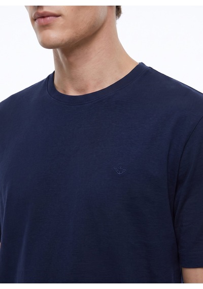 Dockers Lacivert Erkek Regular Fit T-shirt D2620078410 Small Logo T-shirt