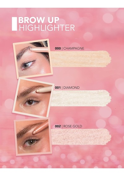 Lexroo Asansörlü Aydınlatıcı Kaş Kalemi Gümüş -brow Up Highlighter Pencil-001 Diamond-8682536072434