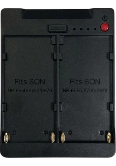 Andoer Npf-vm Np-f550 / F750 / F970 Piller İçin V-montaj Dönüştürücü Adaptörü