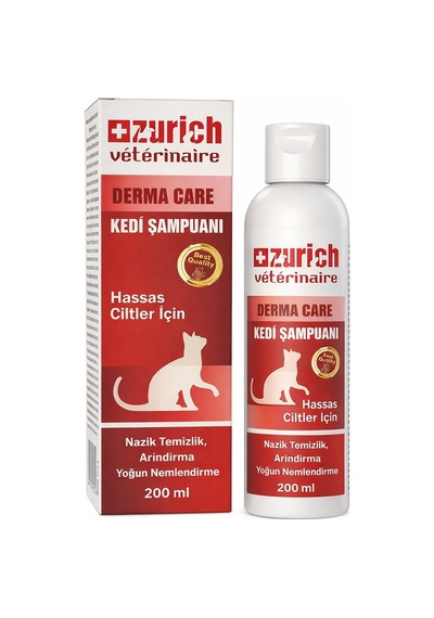 Zurich Veterinaire Derma Care Hassas Ciltler İçin Kedi Şampuanı 200 Ml