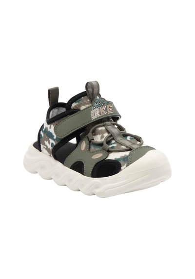 Erke Lb Dusty Erkek Çocuk Sandalet-30249 Koyu Yeşil/koyu Yeşil
