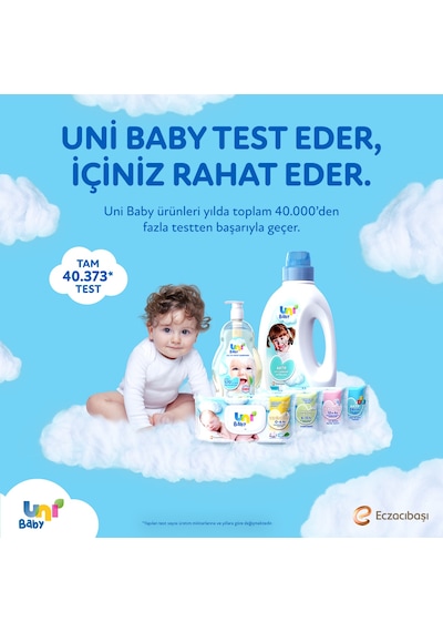 Uni Baby Pure Comfort Bebek Losyonlu & Salatalık Özlü Islak Mendil 24'Lü 2160 Yaprak