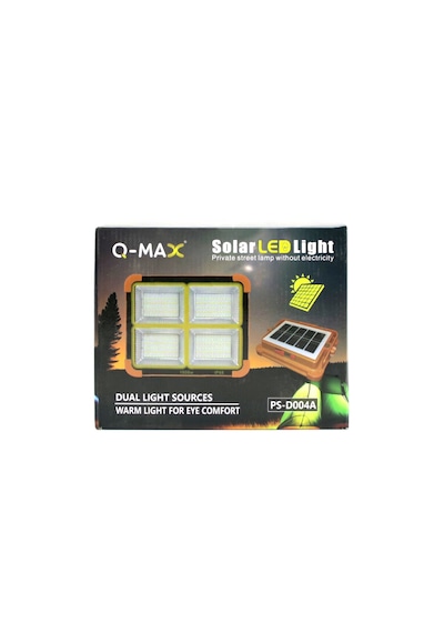 Solar Led Light Çakarlı Solar Projektör - Powerbank Kamp - Dış Mekan Güneş Enerjili 12000mah- 84x4 336led 5250 41816369