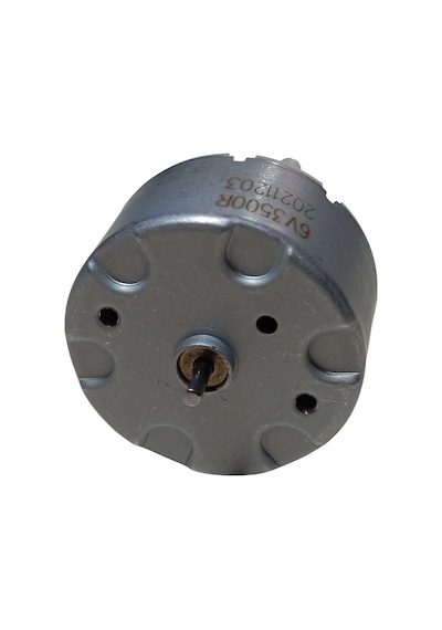 Rf-500 Dc 6v 3500rpm Dc Motor Çap 32mm Uzunluk 30mm Hobi Oyuncak Elektrik Deney Motoru