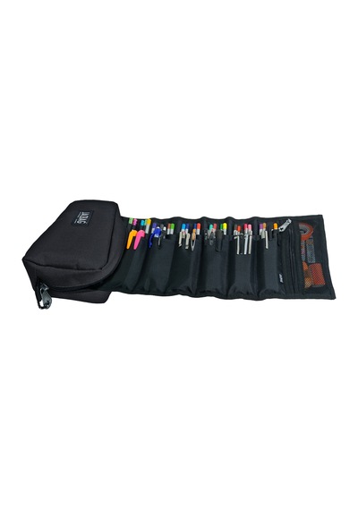 Jacbag Organizer Roll Up-rulo Organizer Kalem Çantası Organizer Roll Up-siyah renkli