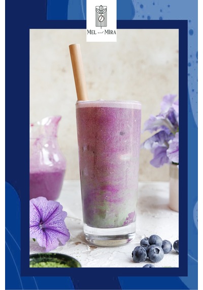 Böğürtlen Aromalı Matcha Tozu 50g, Berry Matcha Powder